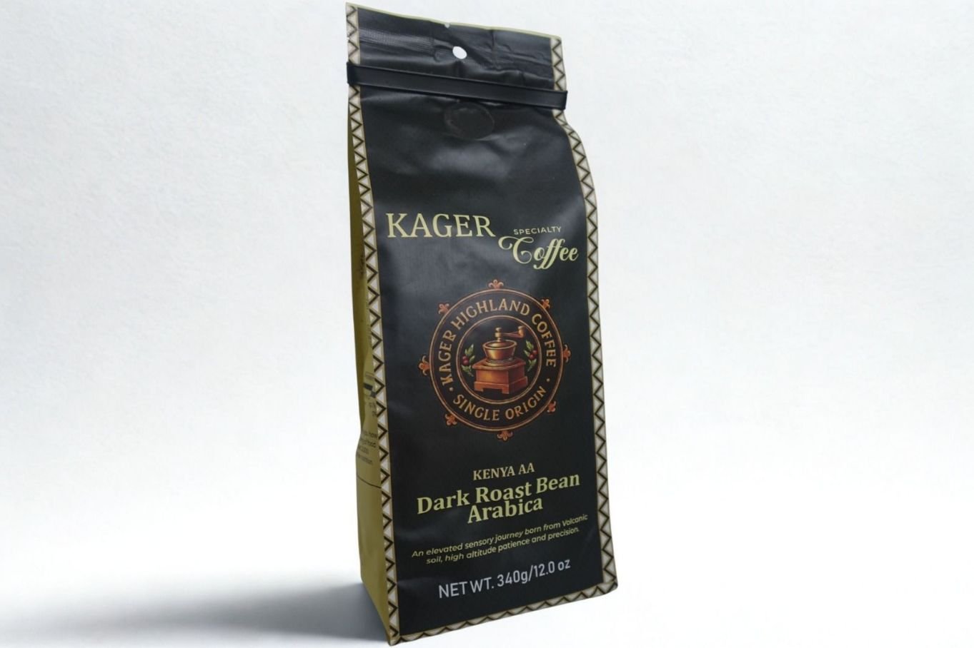 Dark Roast Bean 340g (Grade AA Premium Arabica)