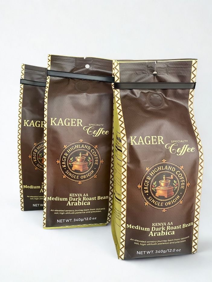 Medium Dark Roast Bean 340g (Grade AA Premium Arabica)